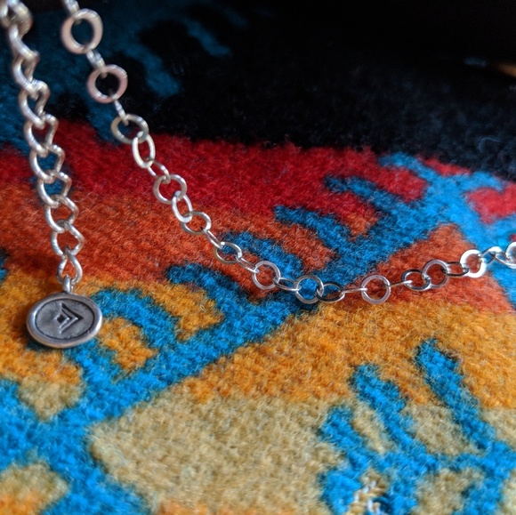 Silpada WidecArray Necklace 925 Silver & brass New - Picture 2 of 7